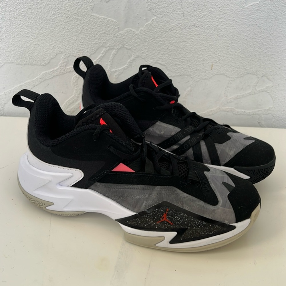 JORDAN One Take 3 GS Black Grey Fog (DC7702 001) Russell Westbrook Size 5Y